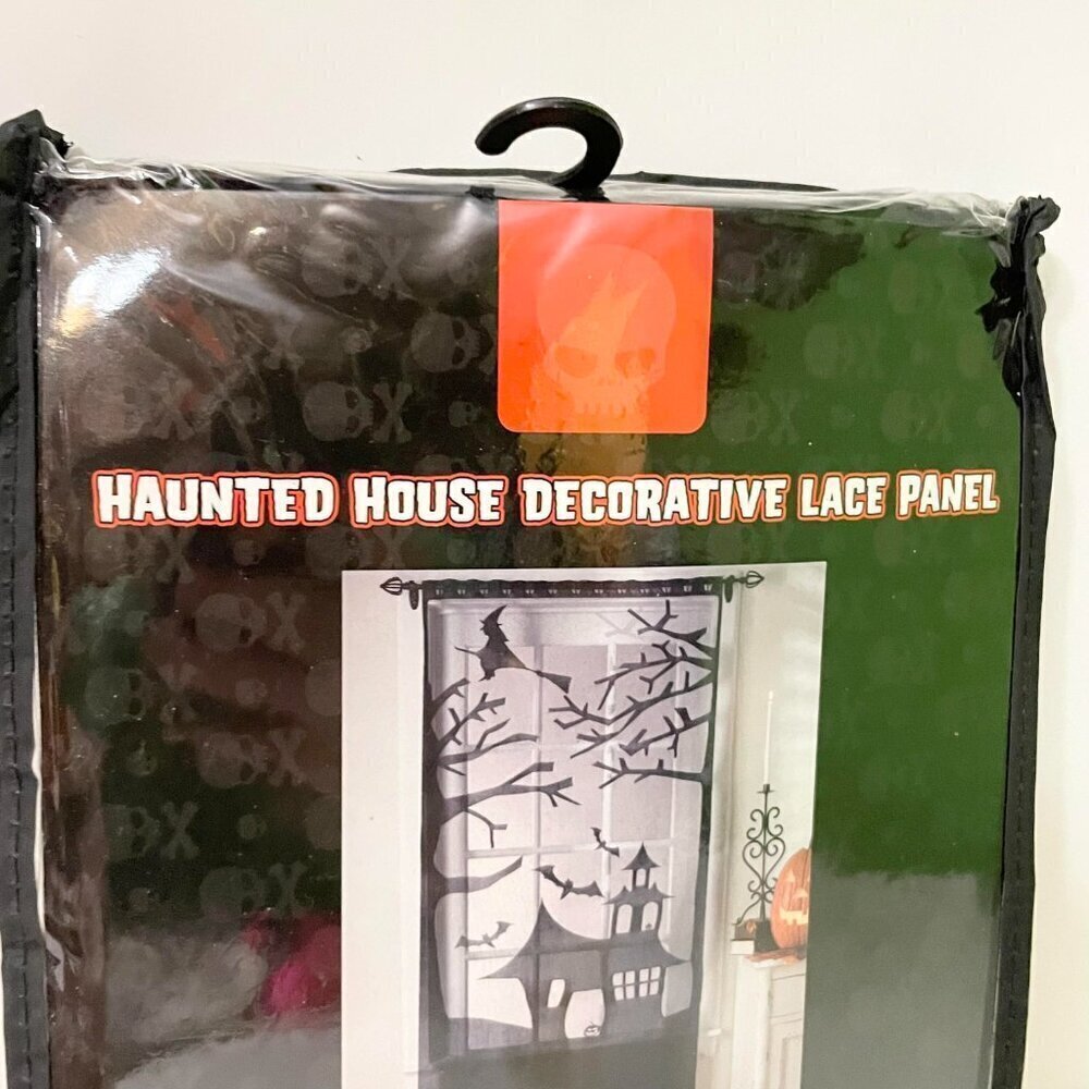 Spirit Haunted House Decorative Lace Panel Halloween - Picture 10 of 10